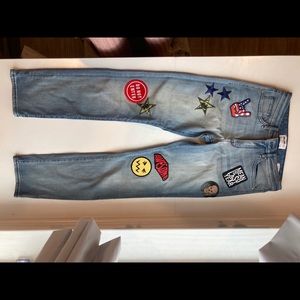 William Rast patchwork jeans